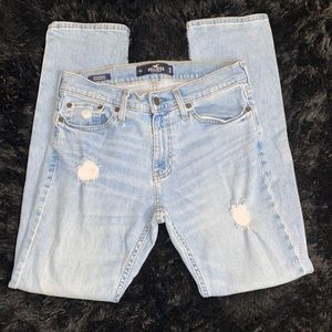 Hollister Mens Slim Straight Jeans